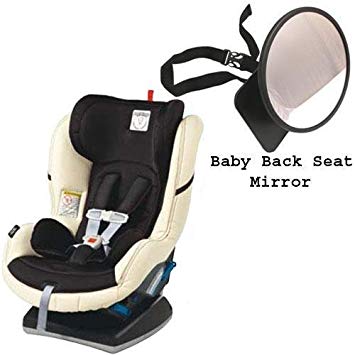 Peg Perego Primo Viaggio Convertible Car Seat w Back Seat Mirror - Paloma