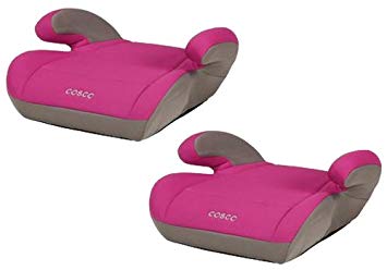 Cosco Juvenile Top Side Booster Seat, Twin Pack, Magenta