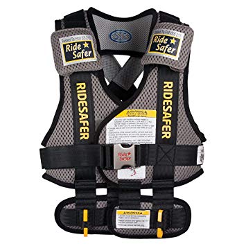 RideSafer Type 3 GEN3 Travel Vest - Gray/Black - Small