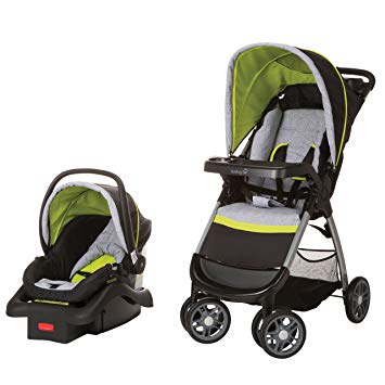 Safety 1st Amble Quad Travel System with Onboard 22 Infant Car Seat, Polynesian