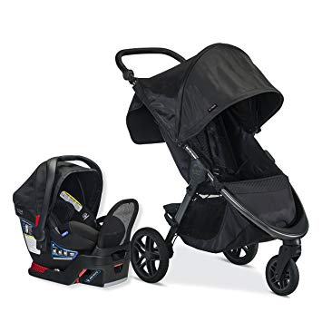 Britax B-Free & Endeavours Travel System, Midnight