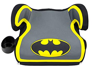 KidsEmbrace Batman Booster Car Seat, DC Comics Youth Backless Seat, Yellow, 4801BAT