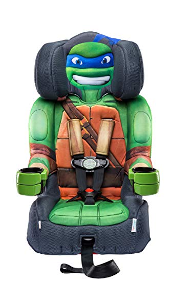 KidsEmbrace Nickelodeon Booster Car Seat, Teenage Mutant Ninja Turtles Leo Combination Seat, 5 Point...