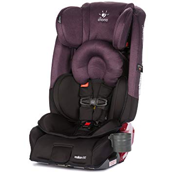 Diono Radian RXT All-in-One Convertible Car Seat, for Children from Birth to 120 pounds, Black Plum