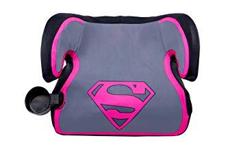 KidsEmbrace Supergirl Booster Car Seat, DC Comics Youth Backless Seat, Gray, 4801SPG2