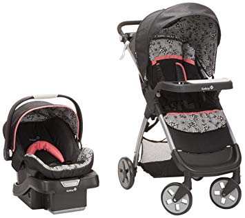 Safety 1st Amble Luxe Travel System with Onboard 35 Infant Car Seat, Gentle Lace