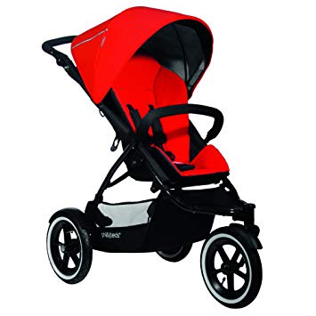 phil&teds Navigator Buggy Stroller, Cherry (Discontinued by Manufacturer) (Discontinued by Manufacturer)