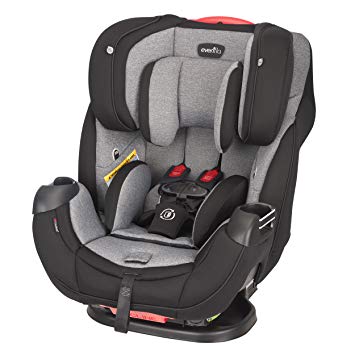 Evenflo Platinum Symphony Elite All-in-One Car Seat, Ashland Gray