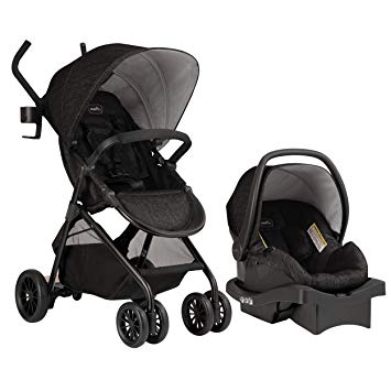 Evenflo Sibby Travel System, Charcoal