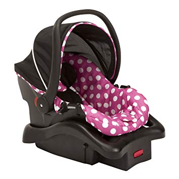 Disney Light 'n Comfy Luxe Infant Car Seat, Minnie Dot