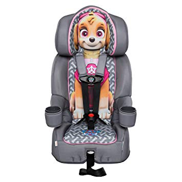 KidsEmbrace Paw Patrol Booster Car Seat, Nickelodeon Skye Combination Seat, 5 Point Harness, Gray, 3001SKY