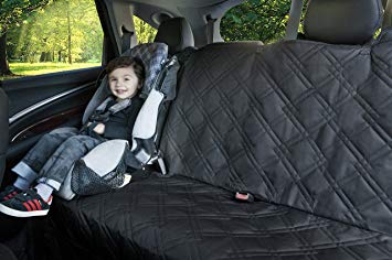 Backseat Protector for Any Car, Truck and SUV. Made of Waterproof, Scratch Resistant, Machine...