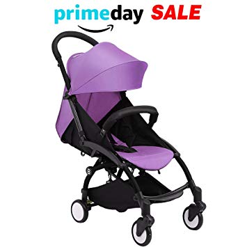 Baabyoo Ultra lightweight Baby Stroller Folding Infant Stroller Travel System Anti-Shock Umbrella Stroller 12.8lb...